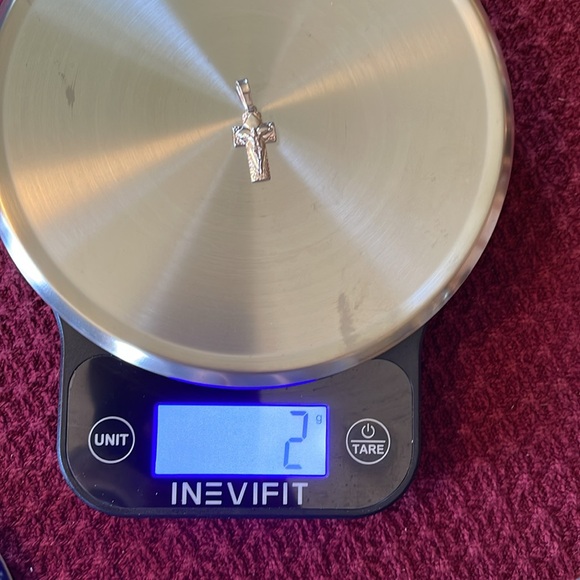 Sterling Silver Cross Pendant, Unisex, NWOT - Picture 7 of 7